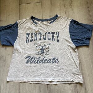 47 Brand Kentucky Wildcats Tee - Cropped - Size Medium